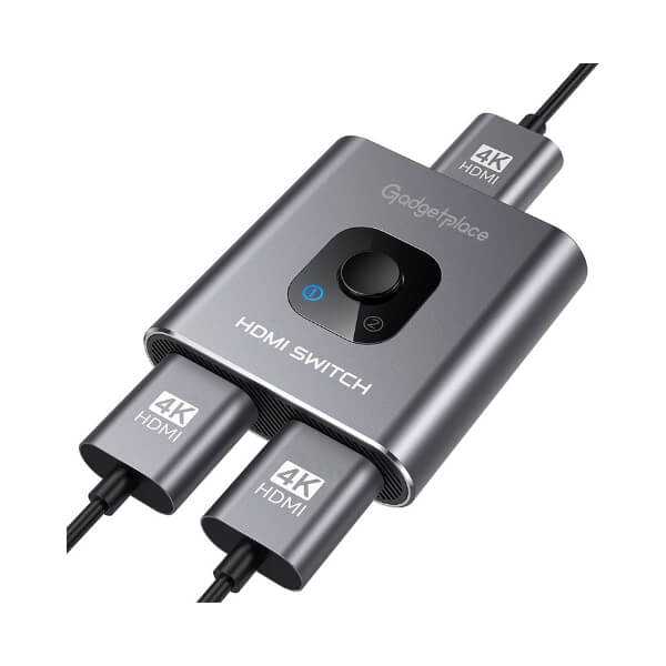 Gadgetplace HDMI Switch 2-in-1: 4K Ultra HD @ 60Hz, HDMI Splitter - De Gatgetwinkel